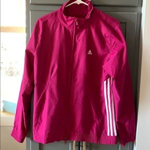 Pink/purple adidas jacket
